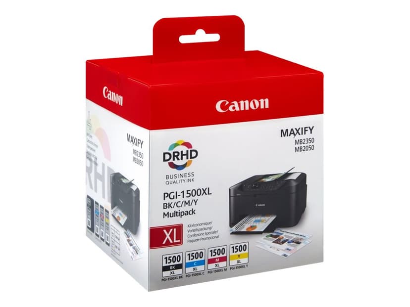 Canon Blæk Multipak PGI-1500XL BK/C/M/Y