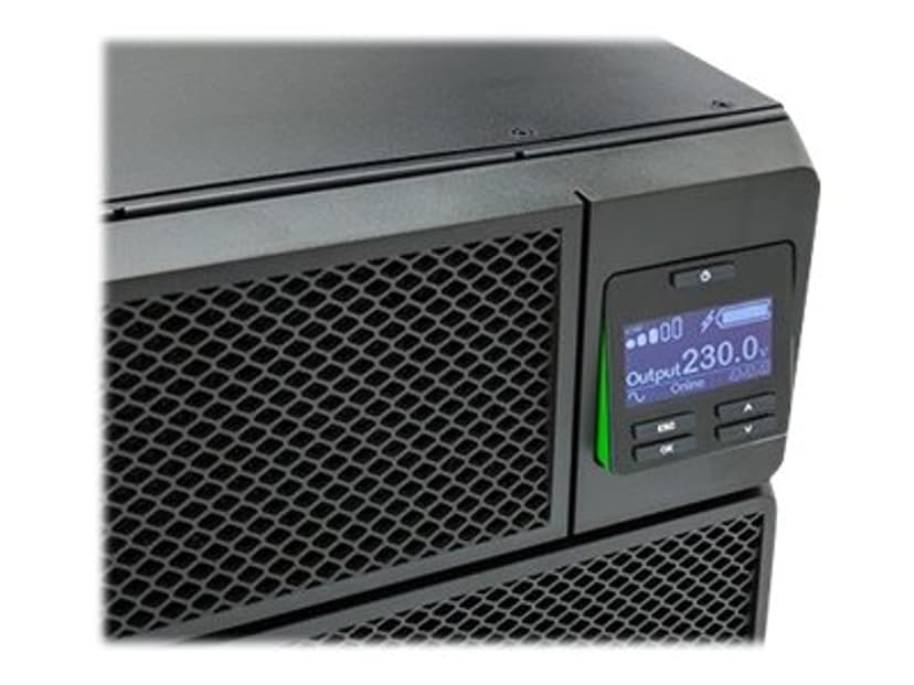 APC Smart-UPS On-Line SRT6KRMXLI - 6kW/VA, 6x C13 + 4x C19 + hardwire 1 fase uitgang, rackmountable, Embedded NMC