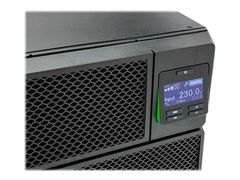 APC Smart-UPS On-Line SRT6KRMXLI - 6kW/VA, 6x C13 + 4x C19 + hardwire 1 fase uitgang, rackmountable, Embedded NMC