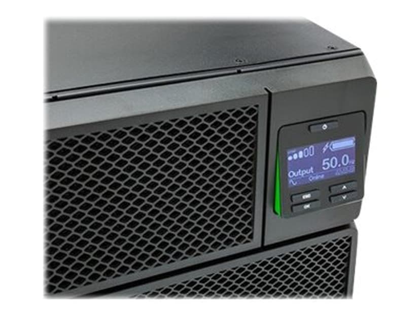APC Smart-UPS On-Line SRT6KRMXLI - 6kW/VA, 6x C13 + 4x C19 + hardwire 1 fase uitgang, rackmountable, Embedded NMC