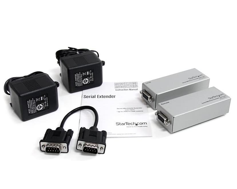 Startech Serial DB9 RS232 Extender over Cat 5