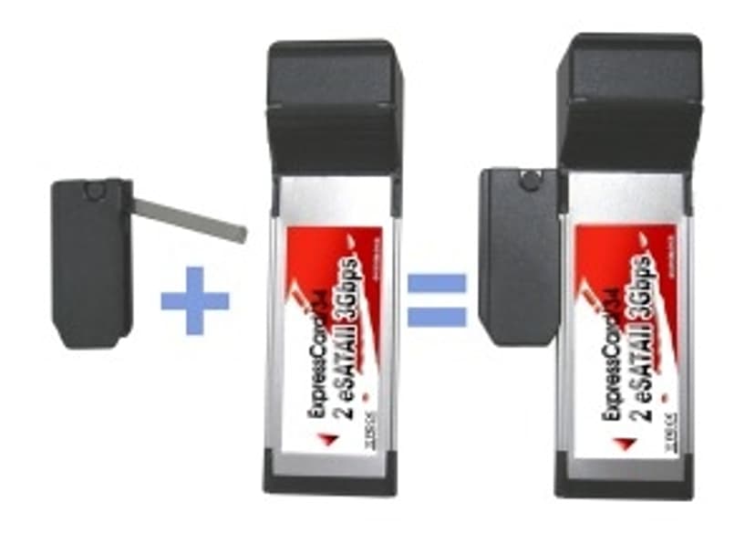 Lycom EK-111 ExpressCard 34mm to 54mm Mechanical Adapter