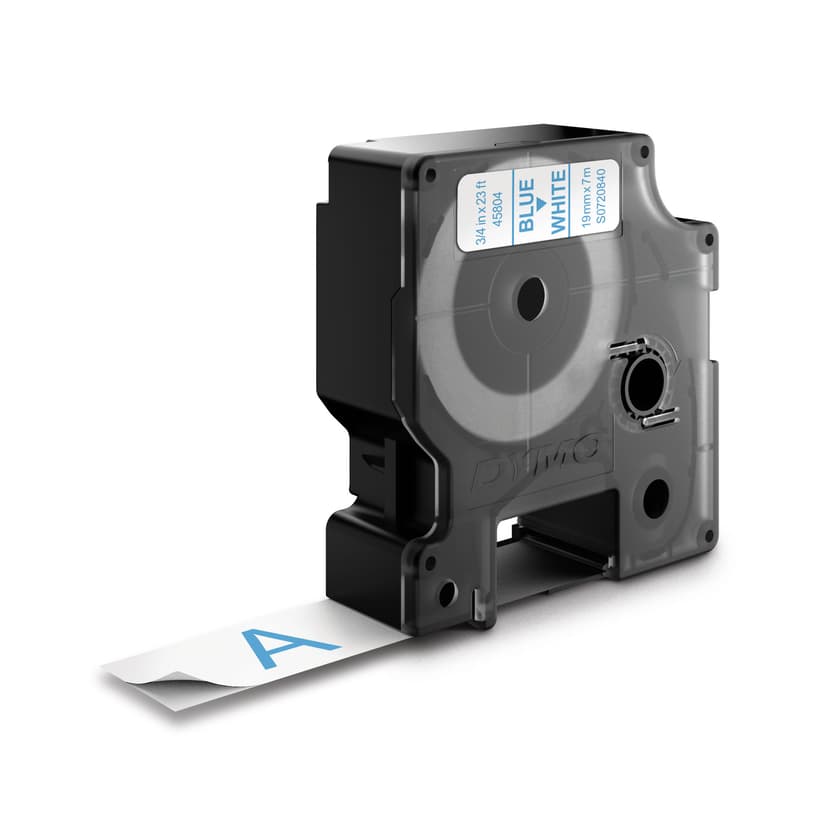 Dymo Tape D1 19mm Sininen/Valkoinen