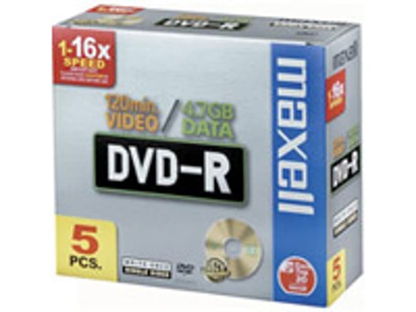 Maxell DVD-R  x 5