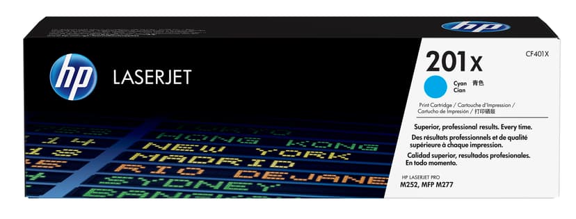 HP Toner Cyan 201X 2.3K - CF401X