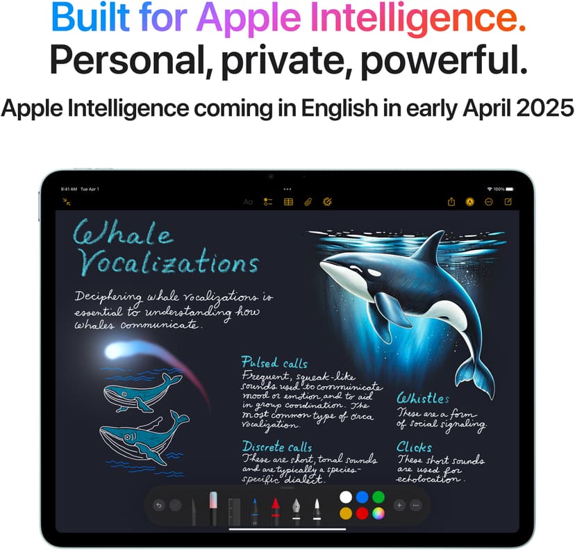 Apple iPad Air (2025) Wi-Fi + Cellular 8GB 11" Apple M3 128GB Grå