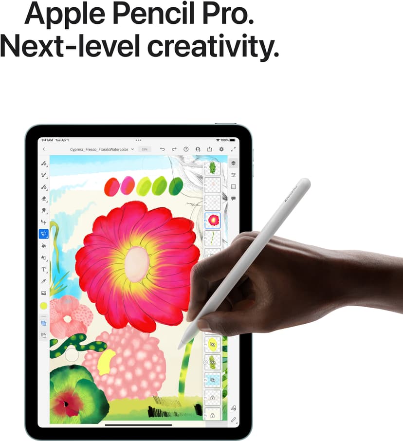Apple iPad Air (2025) Wi-Fi + Cellular 8GB 11" Apple M3 128GB Grå