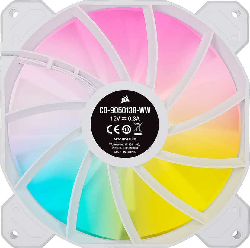 Corsair SP140 RGB ELITE RGB LED 140MM W/Airguide Ventilator Wit