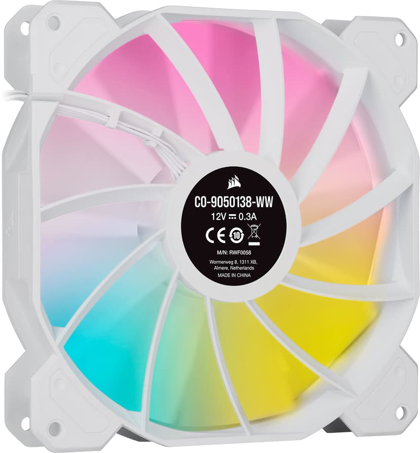 Corsair SP140 RGB ELITE RGB LED 140MM W/Airguide Ventilator Wit