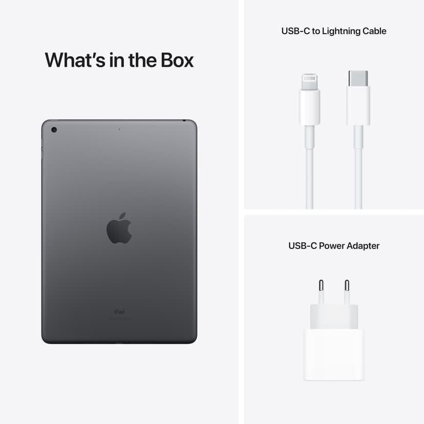 Apple iPad 9th gen (2021) Wi-Fi 10.2" Apple 256GB Stellargrå