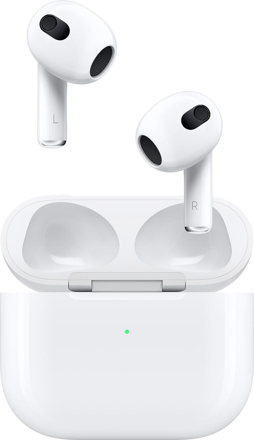 Apple AirPods (tredje generationen) med Lightning-laddningsetui Vit