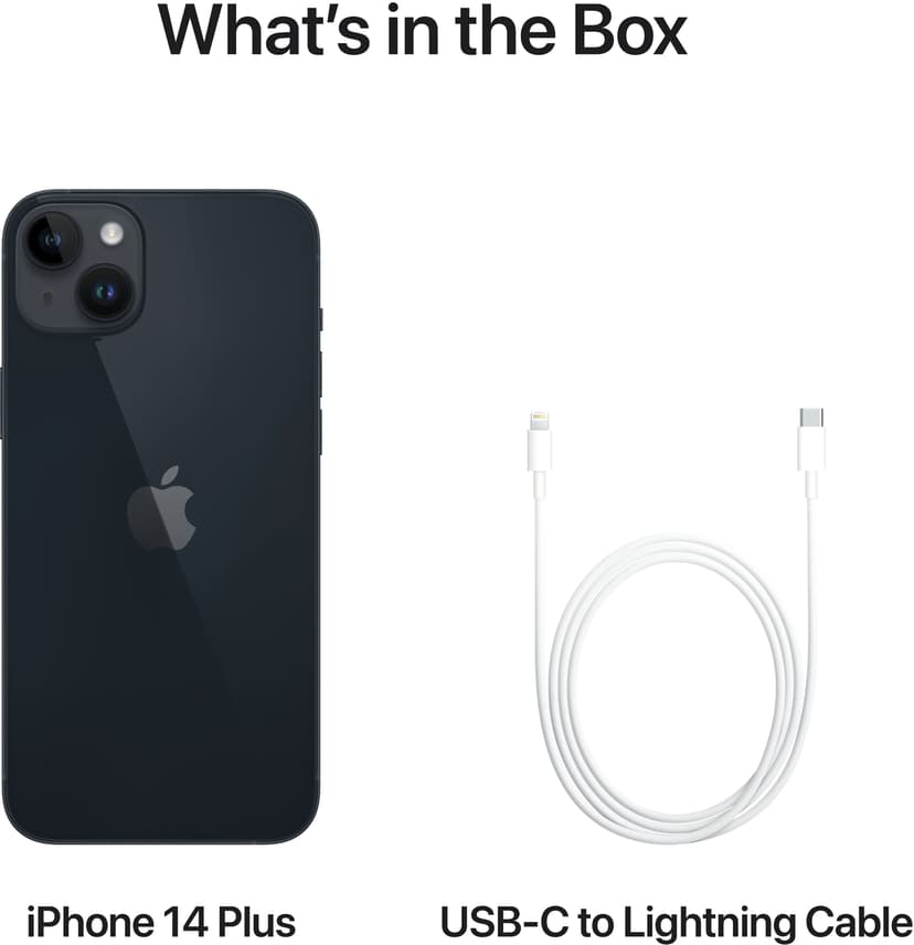 Apple iPhone 14 Plus 128GB Svart