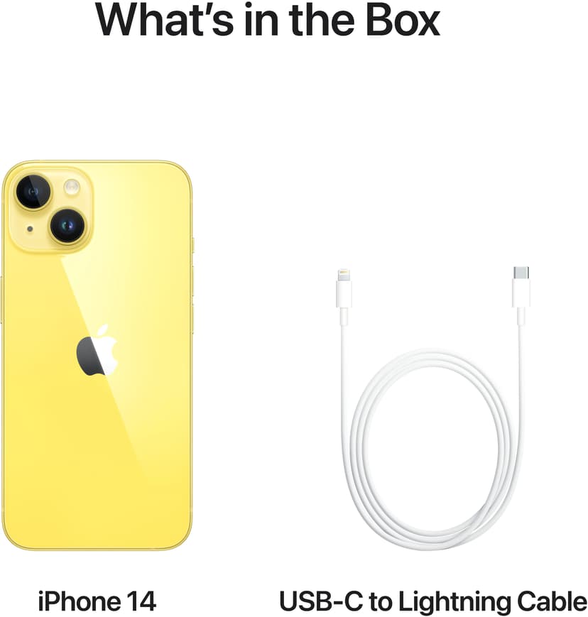 Apple iPhone 14 256GB Geel