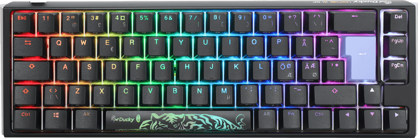 Ducky One 3 SF 65% MX Brown Kabel Cherry MX Brown Nordisk
