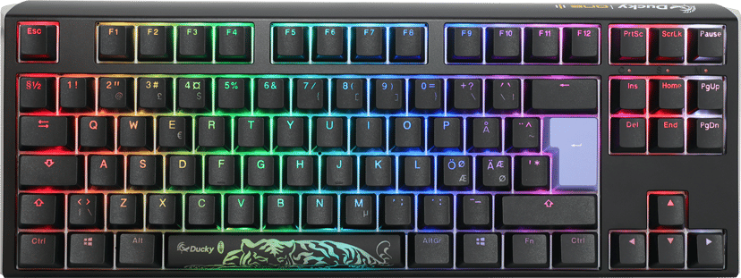 Ducky One 3 TKL MX Red Langallinen Cherry MX Red Pohjoismainen