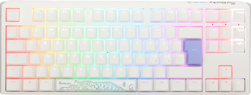 Ducky One 3 TKL MX Brown Kabel Cherry MX Brown Nordisk