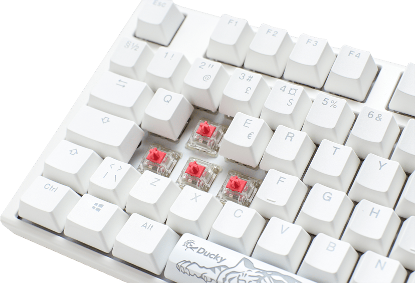Ducky One 3 Full-Size MX Red Kabel Cherry MX Red Nordisk