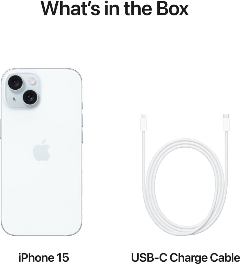 Apple iPhone 15 256GB Blå