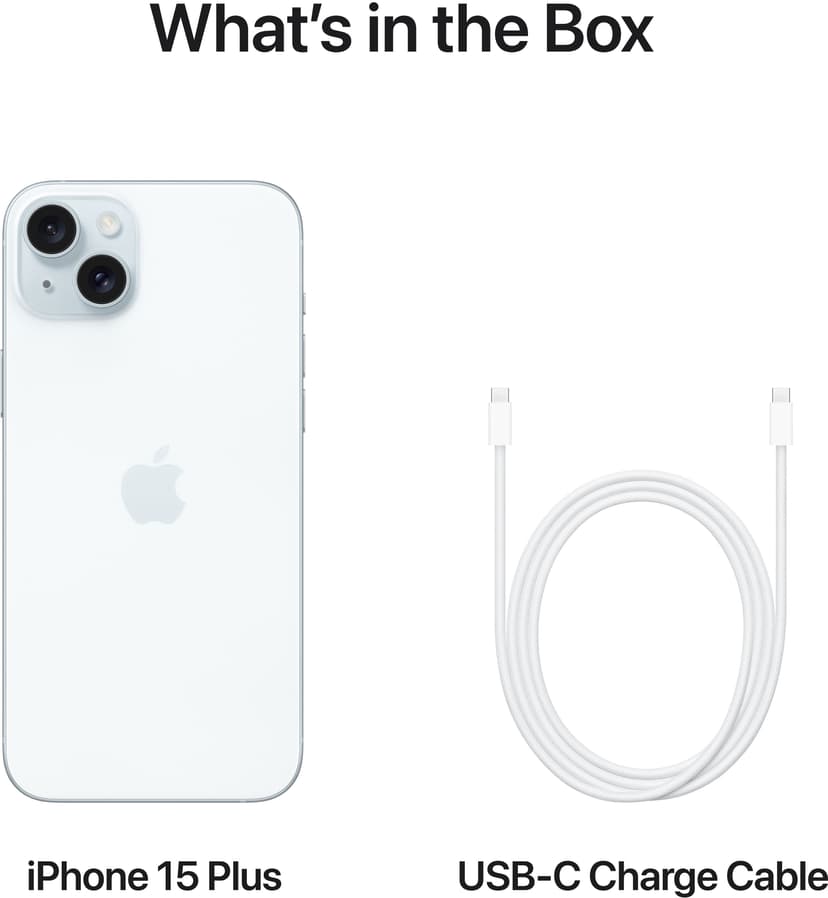 Apple iPhone 15 Plus 128GB Blå (MU163QN/A)