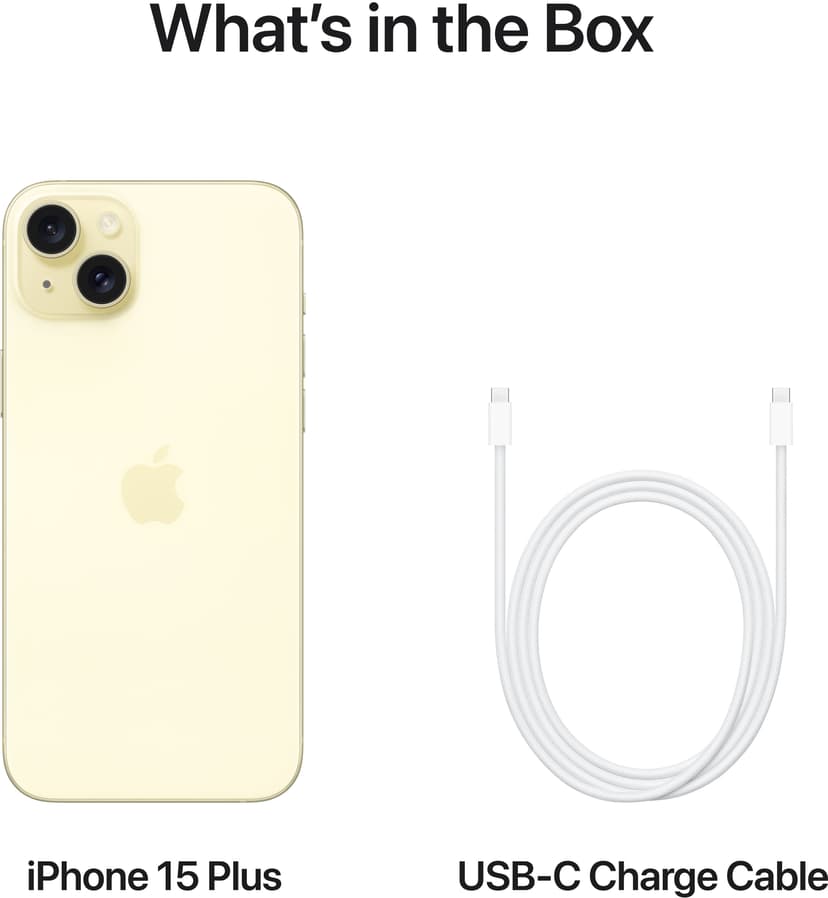 Apple iPhone 15 Plus 128GB Gul