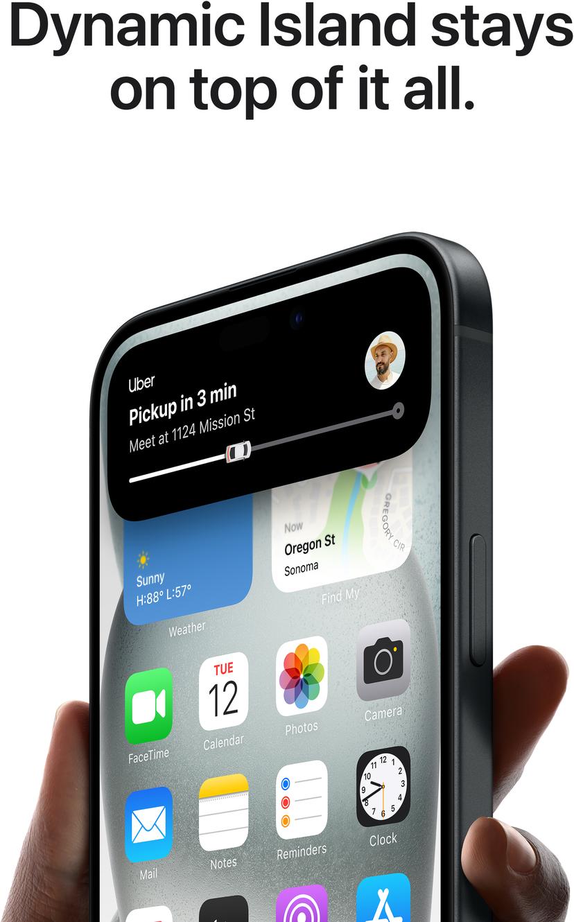 Apple iPhone 15 128GB Svart