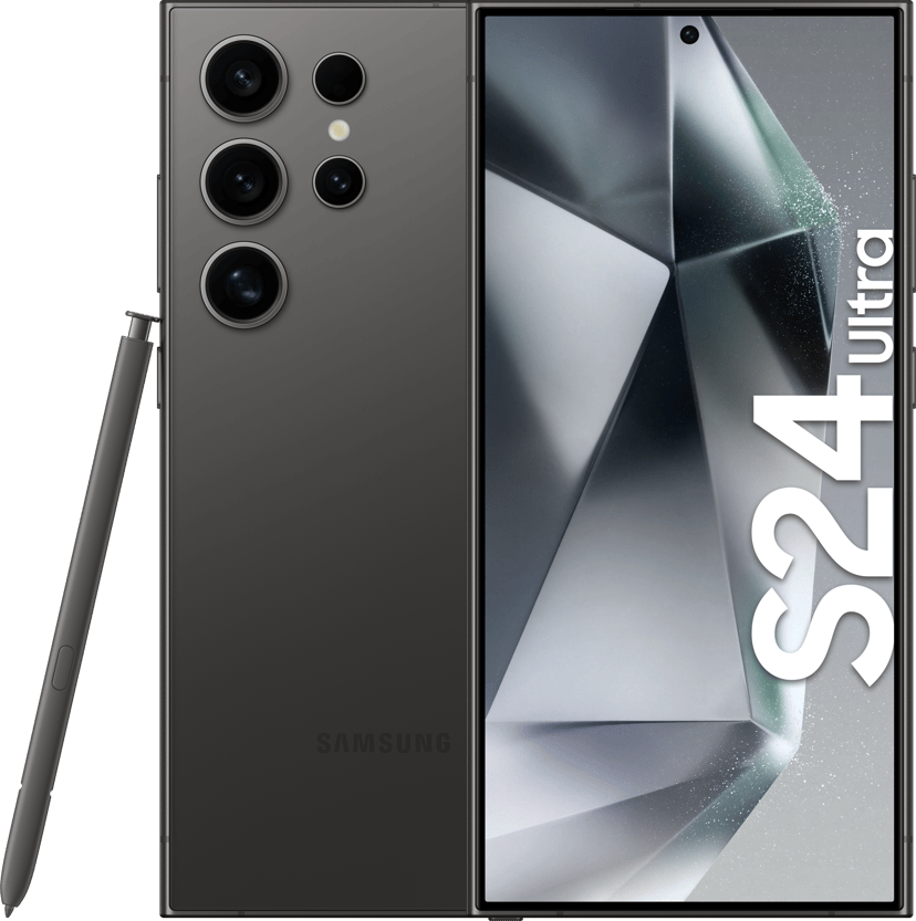 Samsung Galaxy S24 Ultra 256GB Titanium, Zwart