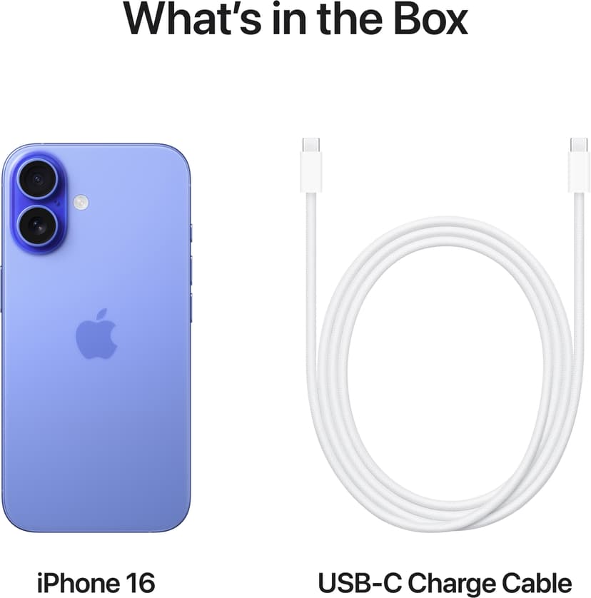 Apple iPhone 16 128GB Blå