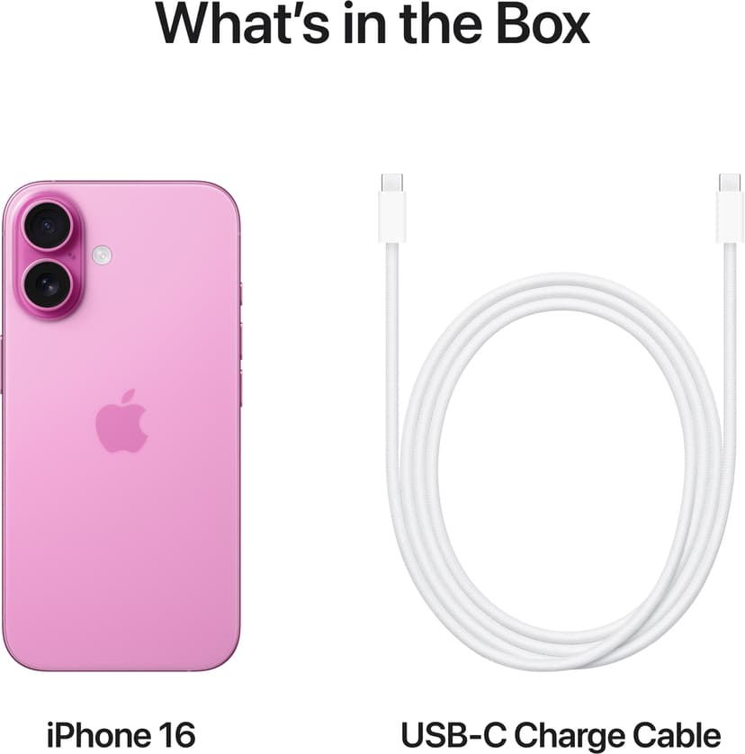 Apple iPhone 16 128GB Vaaleanpunainen