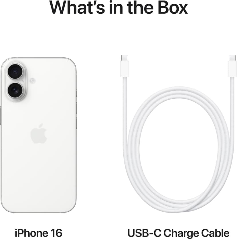 Apple iPhone 16 256GB Hvit