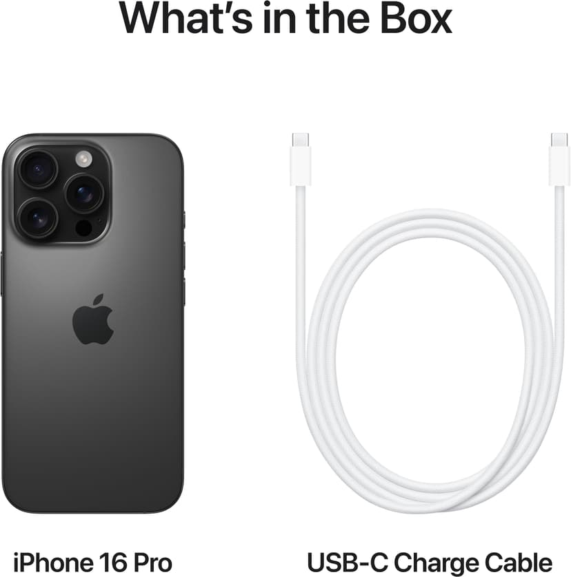 Apple iPhone 16 Pro 256GB Svart titan