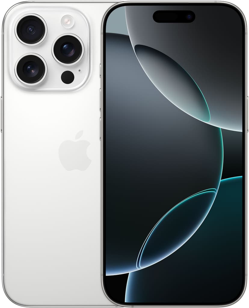 Apple iPhone 16 Pro 128GB Hvitt titan