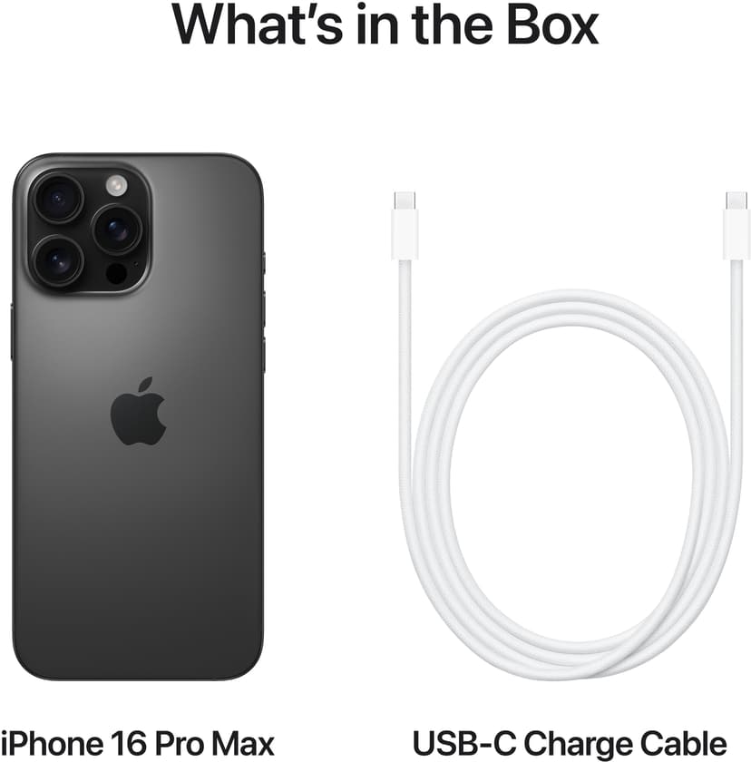 Apple iPhone 16 Pro Max 256GB Svart titan