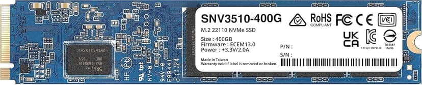 Synology SNV3510 400GB M.2 PCIe 3.0