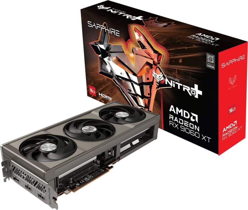 Sapphire Nitro+ RX 9060 XT Gaming 16GB 16GB