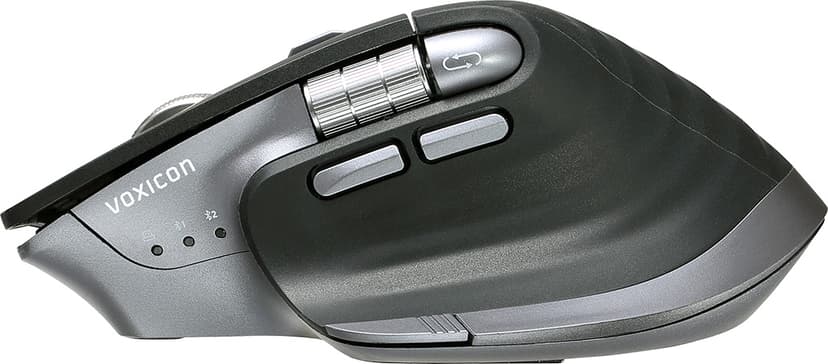 Voxicon Langaton Hiiri Prime EX5 – Bluetooth & 2.4GHz, Ergonominen & Hiljainen Bluetooth + USB Type-A