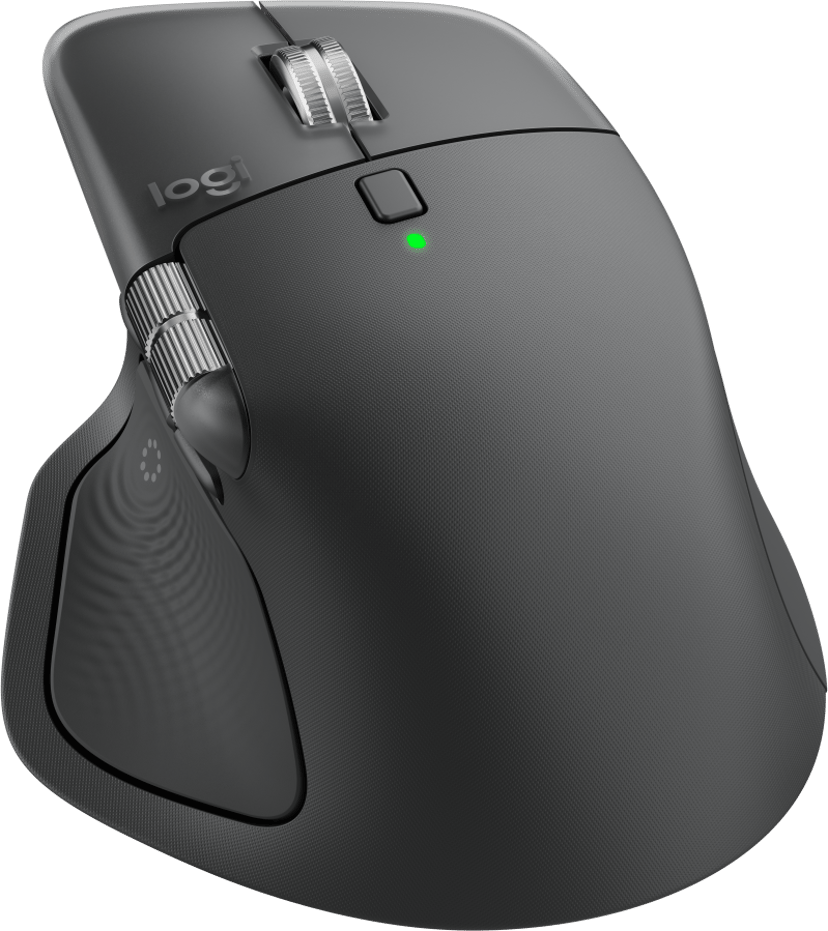 Logitech MX Master 4 for Business Trådlös RF + Bluetooth Mus Grafit