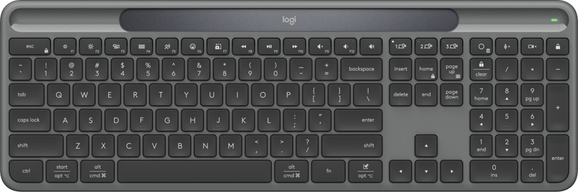 Logitech Signature K980 Solar+ Kansainvälinen (US)