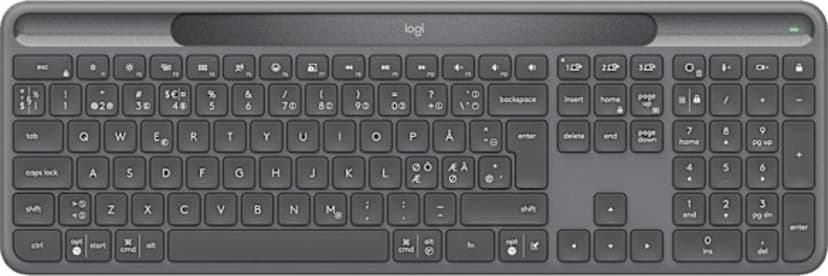Logitech Signature K980 Solar+ For Business Langaton Pohjoismainen