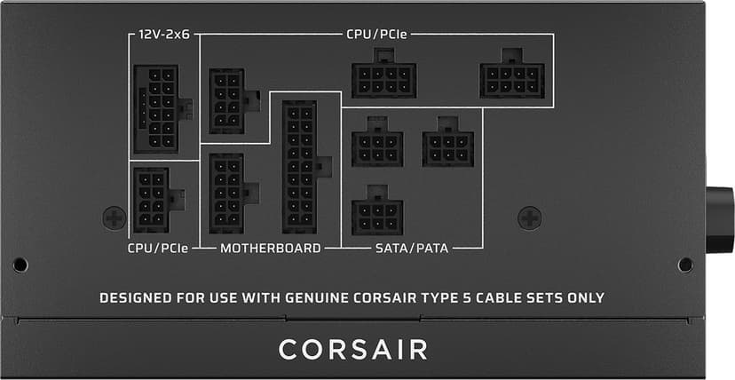 Corsair RM750x Shift (2025) 750W ATX 80+ Gold Nätaggregat