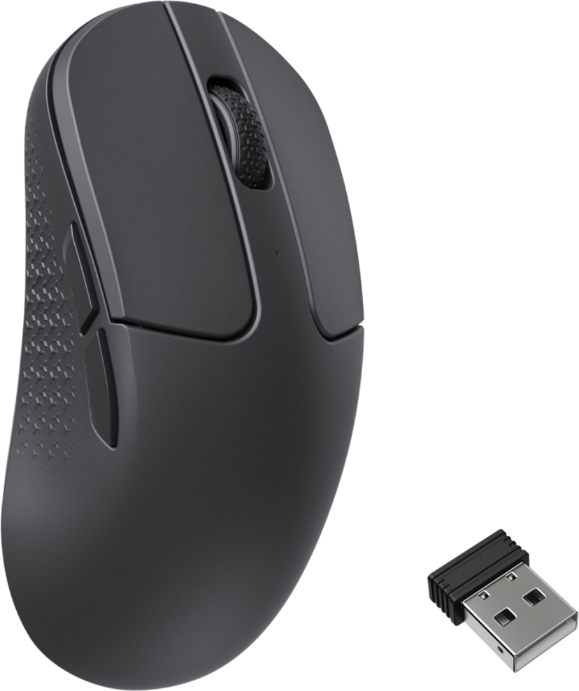 Keychron M3 Mini 8K RF Wireless + Bluetooth + USB-C Mus Svart