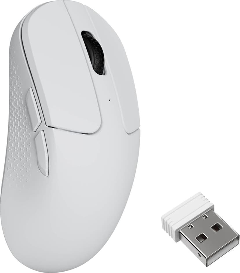 Keychron M3 Mini 8K RF Wireless + Bluetooth + USB-C Hiiri Valkoinen