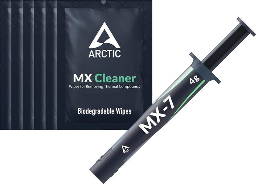 ARCTIC MX-7 (4G) +6PCS MX Cleaner Termisk pasta