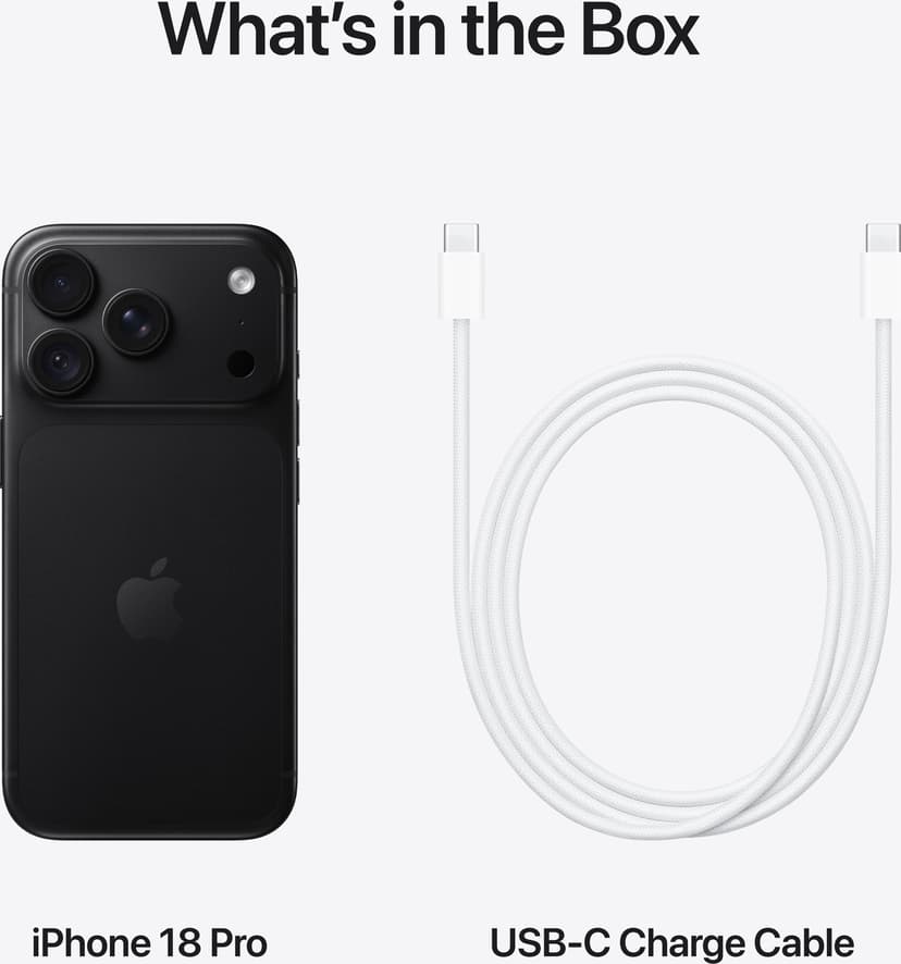 Apple iPhone 18 Pro 256GB Musta