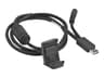 Zebra Charging Cable USB - TC8000 USB-A Musta
