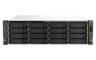 QNAP TS-H2287XU-RP NAS Rack (3U) Intel Xeon E E-2378 64 GB DDR4 0 TB QuTS hero Svart, Vit 