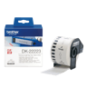 Brother Tape Papper 50mm x 30.5m Sort/Hvid 