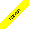 Brother Tape 12mm TZe-631 Sort/Gul 
