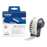 Brother Tape Papper 29mm x 30.5m Sort/Hvid 