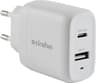 Cirafon Wall Charger 32W USB C+A PD/QC3.0 Valkoinen