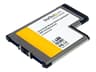 Startech 2 Port Flush Mount ExpressCard 54mm SuperSpeed USB 3.0 Card Adapter 